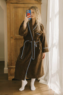 The Rot Robe - Chocolate + Periwinkle
