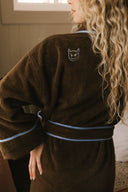 The Rot Robe - Chocolate + Periwinkle