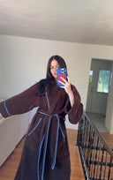 The Rot Robe - Chocolate + Periwinkle
